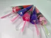 Small PVC creative gift soap flowers, single wholesale soap flowers, Qixi Festival Valentine's Day gifts, preserved flowers, single rose stems Specification image
